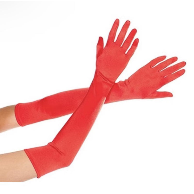 Par De Luva Curta / Longa para Festa Fantasia Carnaval