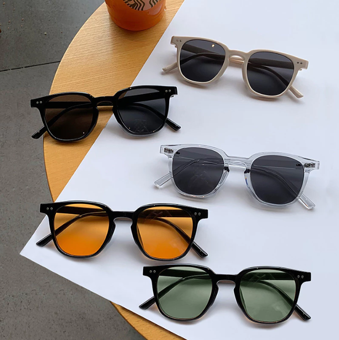 Óculos De Sol Quadrado Unissex UV400