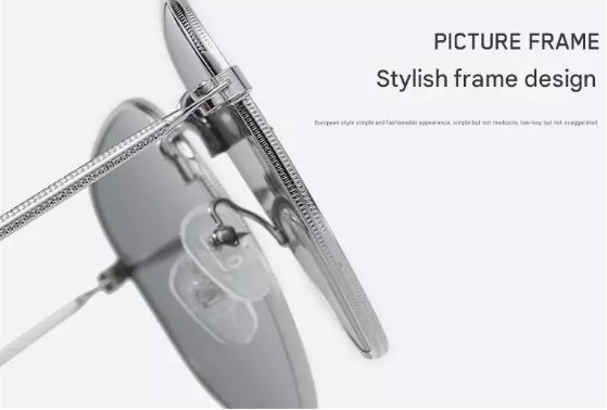 Óculos De Sol Vintage Hexagonais Unissex UV400